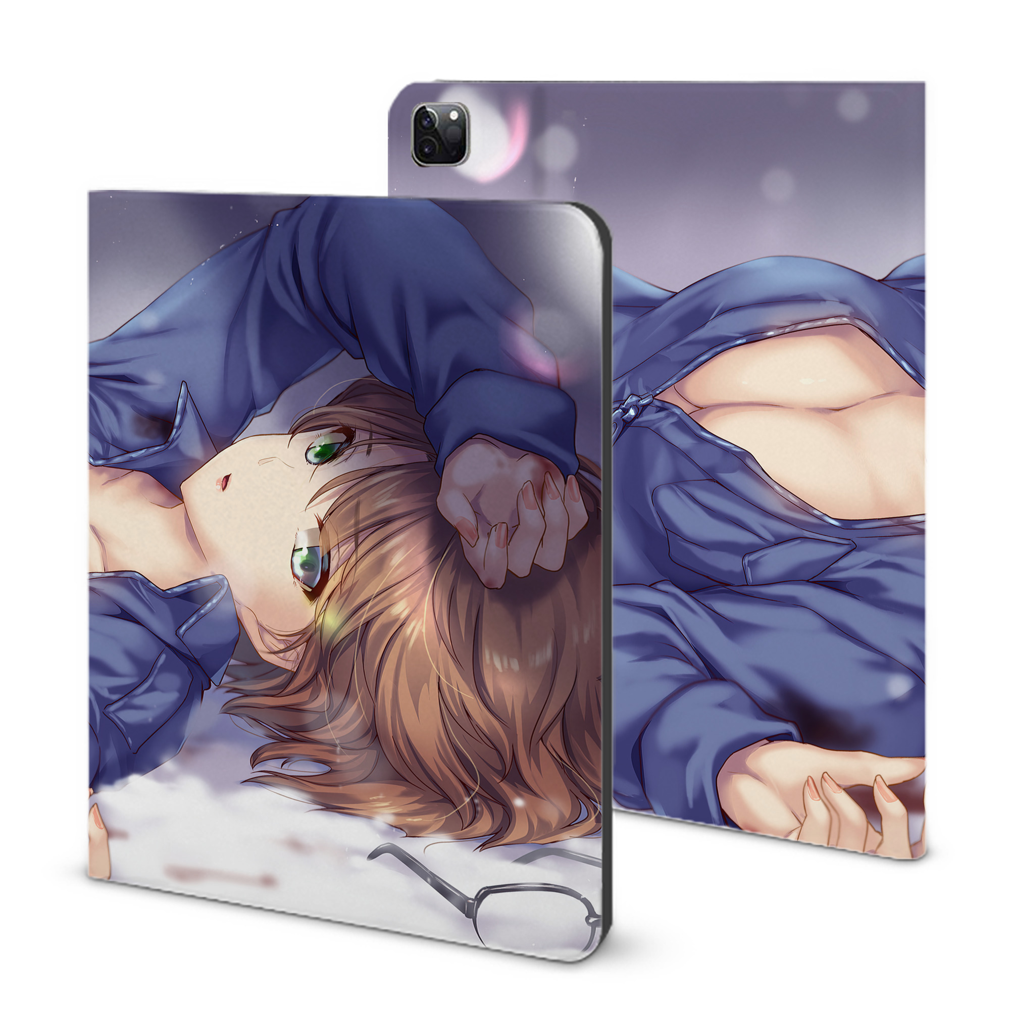 （画像用） 名探偵コナン Detective Conan IPad ケース ブック型 PUレザー TPU 耐衝撃 軽量 薄型 ペン収納なし 全面保護 IPad 各モデル対応